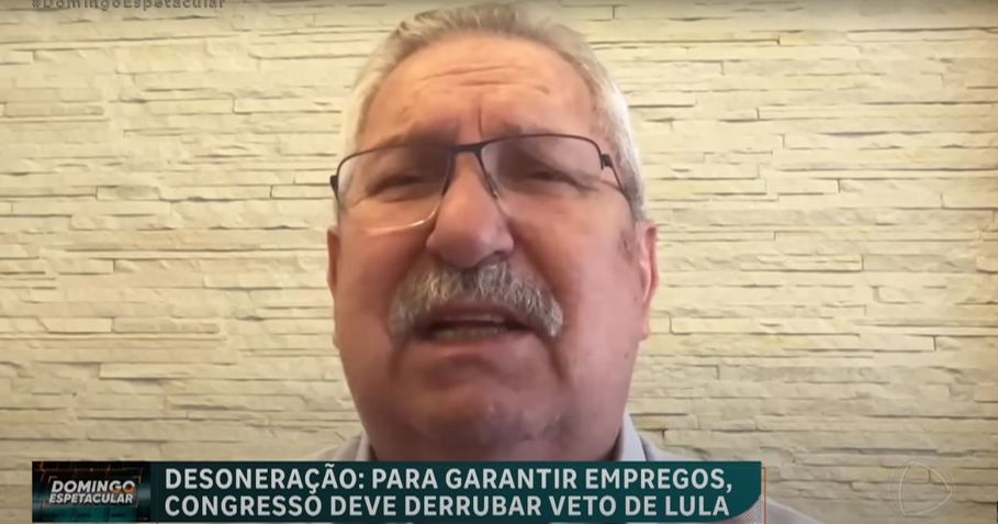 Na TV, Antonio Neto diz que veto à desoneração da folha vai gerar 