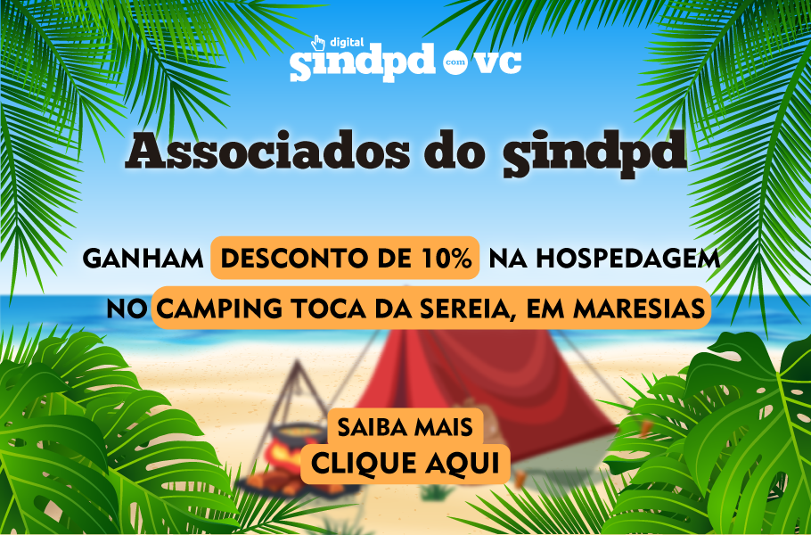 Camping oferece descontos exclusivos para socios do Sindpd