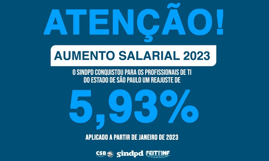 Definido reajuste salarial para trabalhadores de tecnologia da informação em 2023
