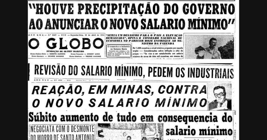 O que aconteceu no Brasil depois que Getlio aumentou em 100% o salrio mnimo