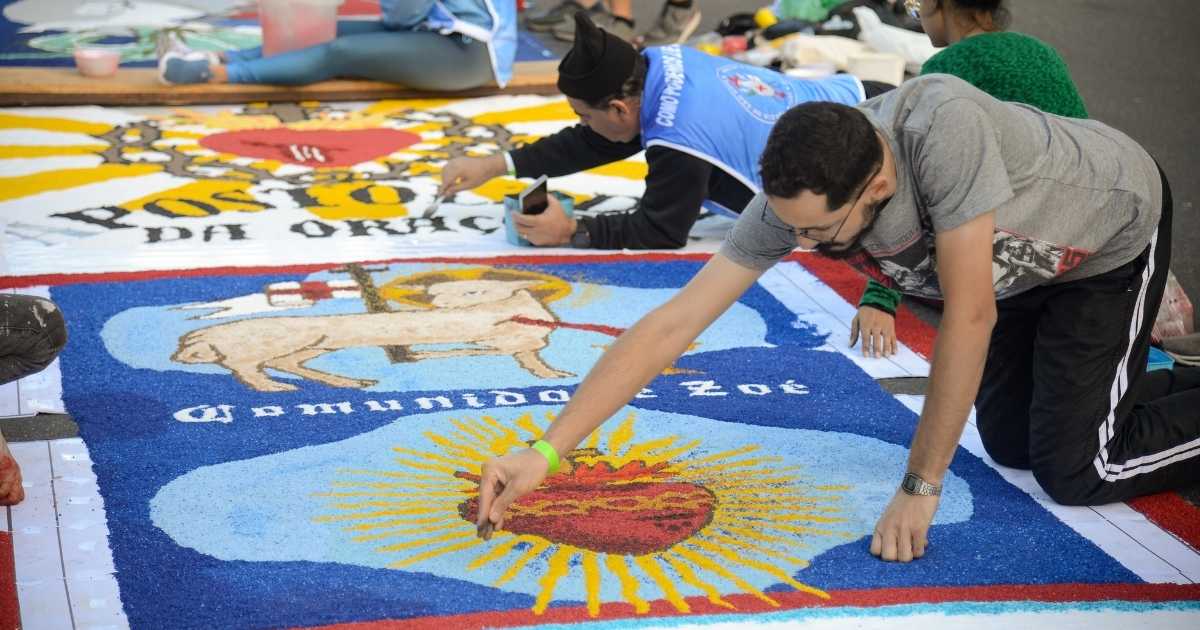 O dia de Corpus Christi será celebrado no 19 de junho, no entanto a data não é considerada feriado nacional.