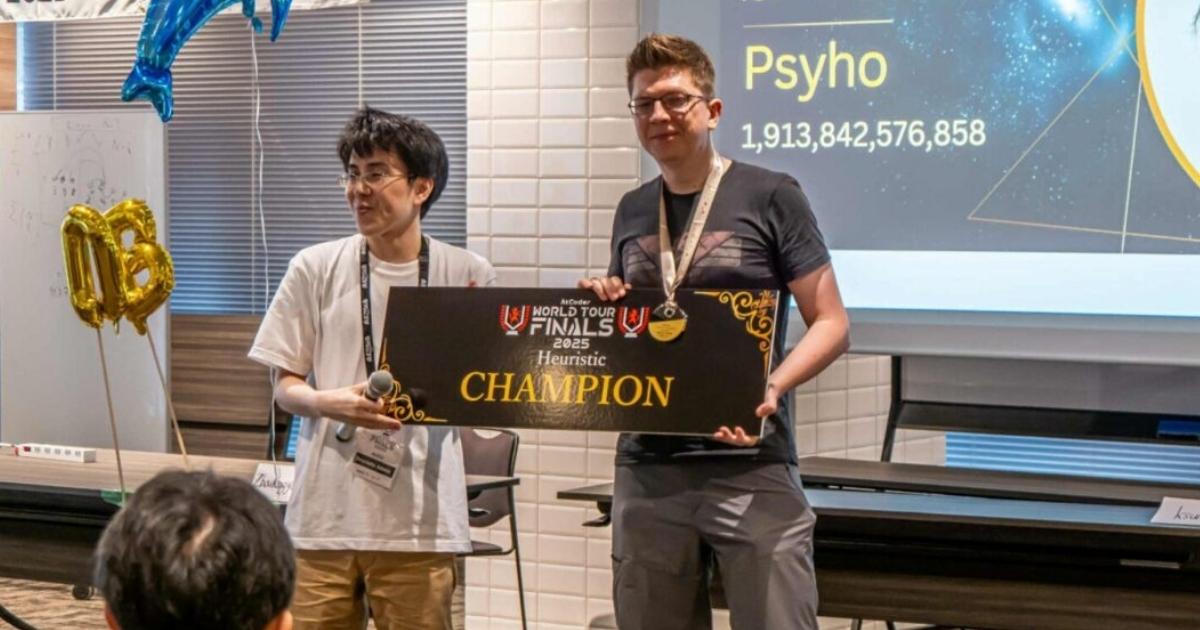 Em uma maratona de programação de 10 horas, o programador Przemysław Dębiak, conhecido como “Psyho”, superou um modelo de IA da OpenAI.