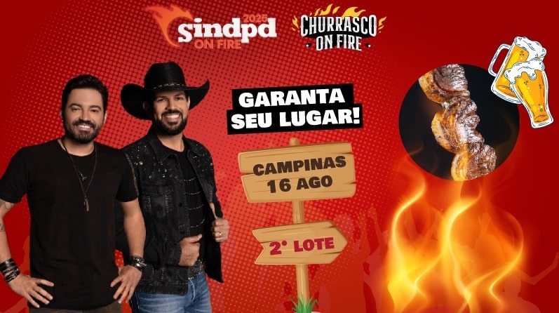 Ingressos para Sindpd On Fire Campinas começam a ser emitidos nesta terça!