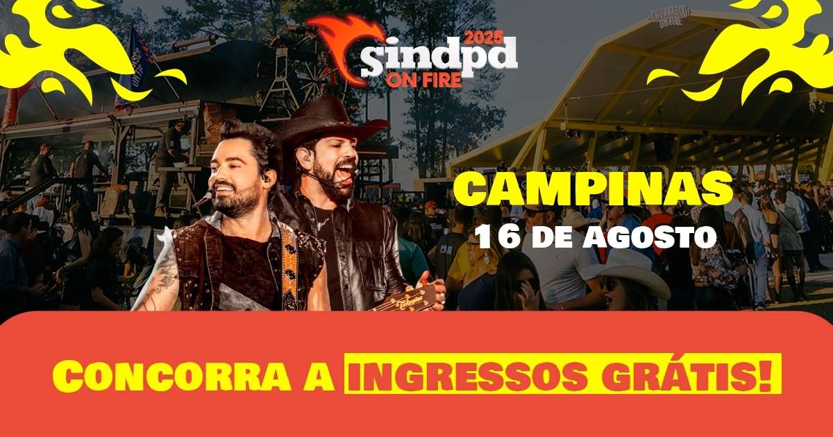 Concorra a ingressos grátis para o Sindpd On Fire Campinas!