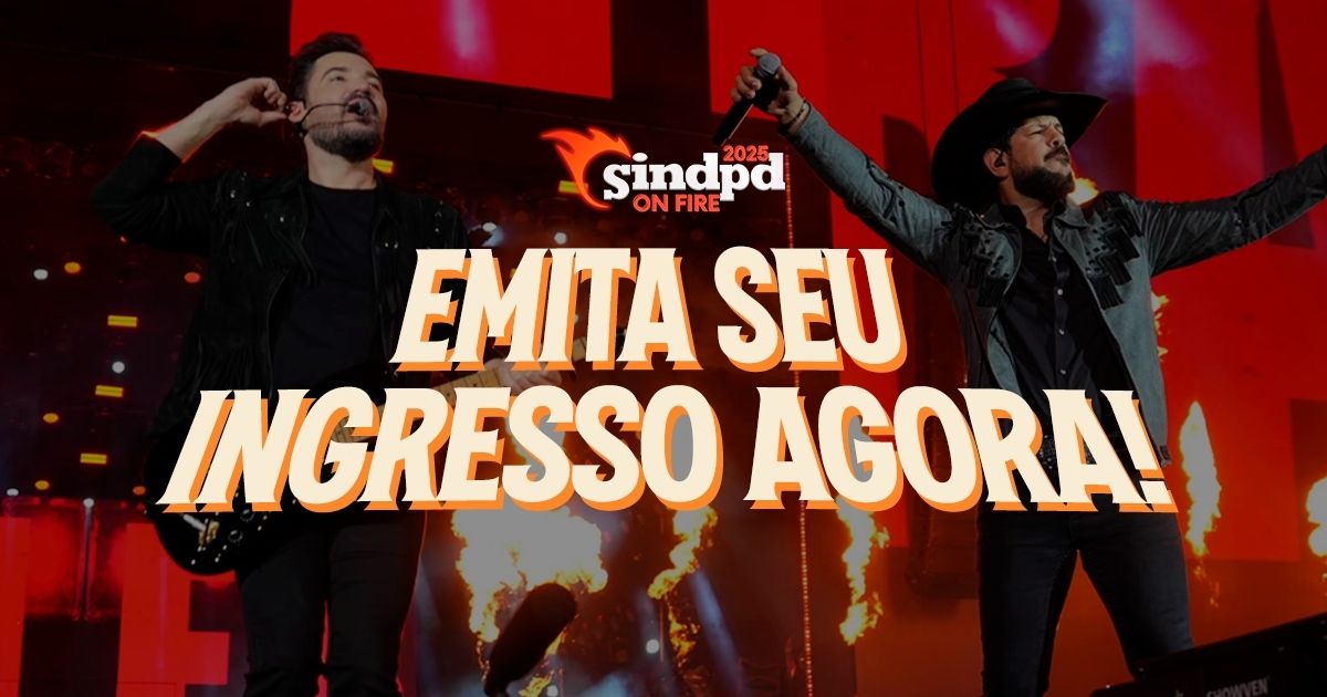 Emita os seus ingressos para as próximas edições do Sindpd On Fire!
