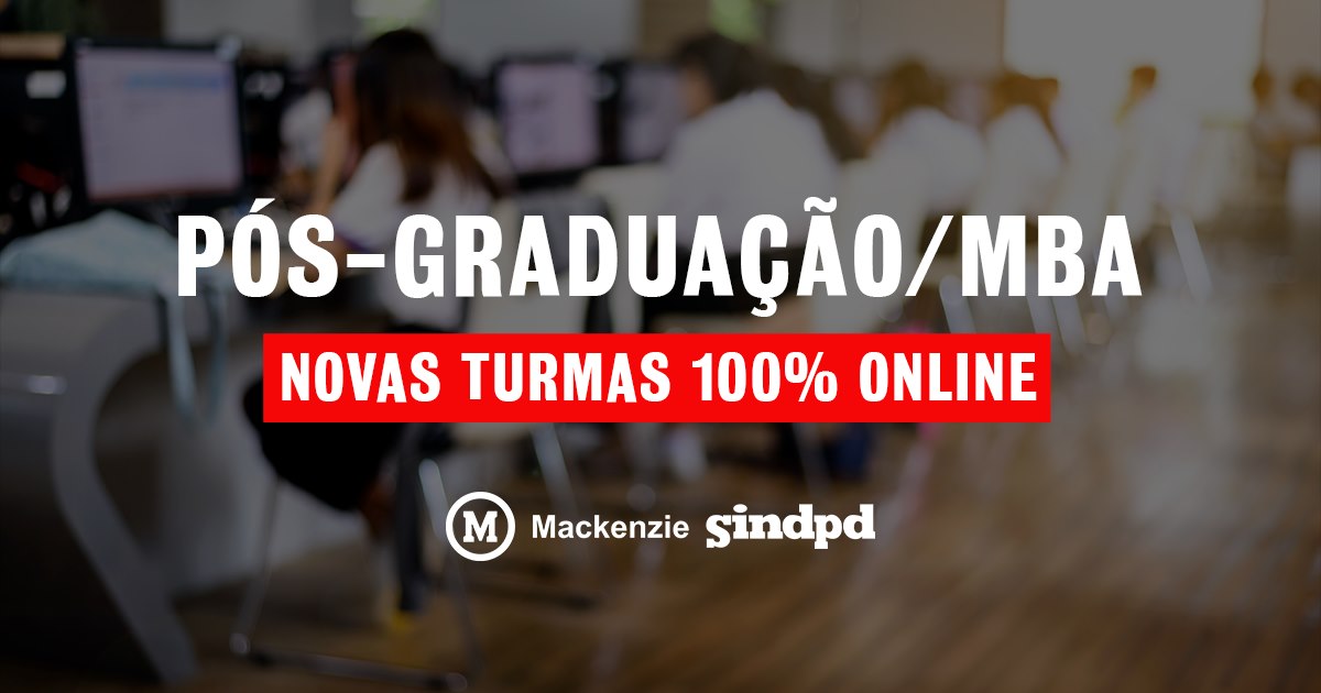 O Sindpd-SP firmou parceria estratégica com a Universidade Presbiteriana Mackenzie para lançar um programa de capacitação profissional.