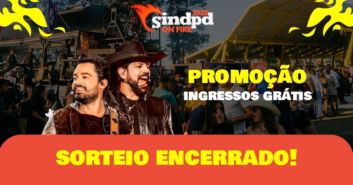 Sorteio de ingressos grátis para o Sindpd On Fire Campinas encerrado!