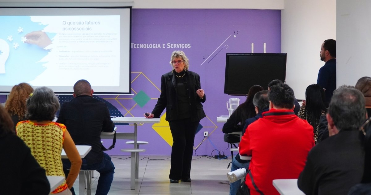 Sindpd promove palestra sobre saúde mental para trabalhadores da BBTS