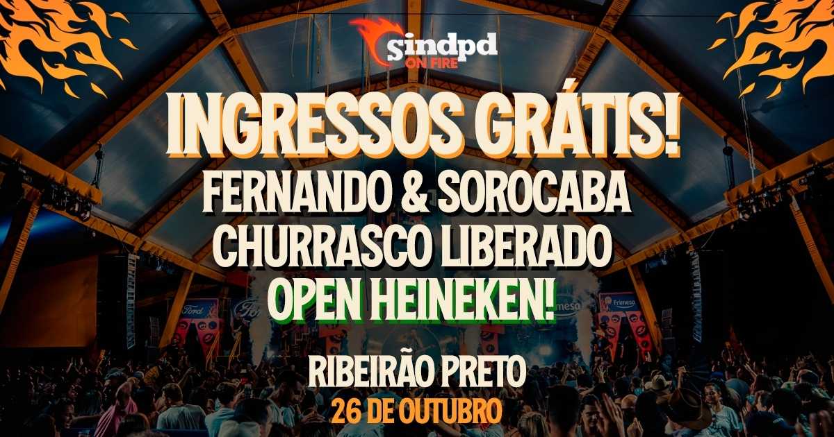 Concorra a ingressos grátis para o Sindpd On Fire Ribeirão Preto!