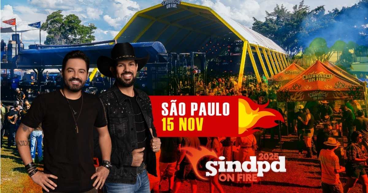 Agora é São Paulo! Sindpd On Fire fecha 2025 sacudindo o Parque Villa-Lobos!