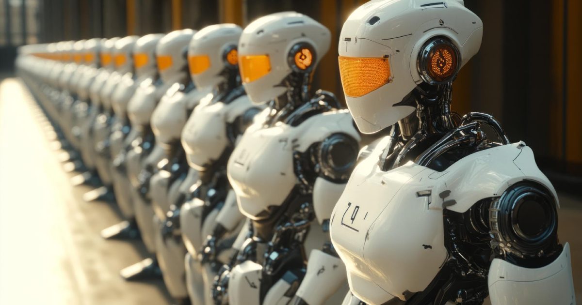 Robôs humanoides produzidos em massa