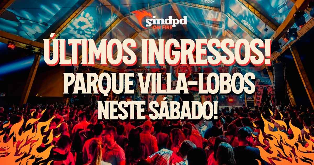 Últimos ingressos! Sindpd On Fire São Paulo é neste sábado! Garanta seu lugar!