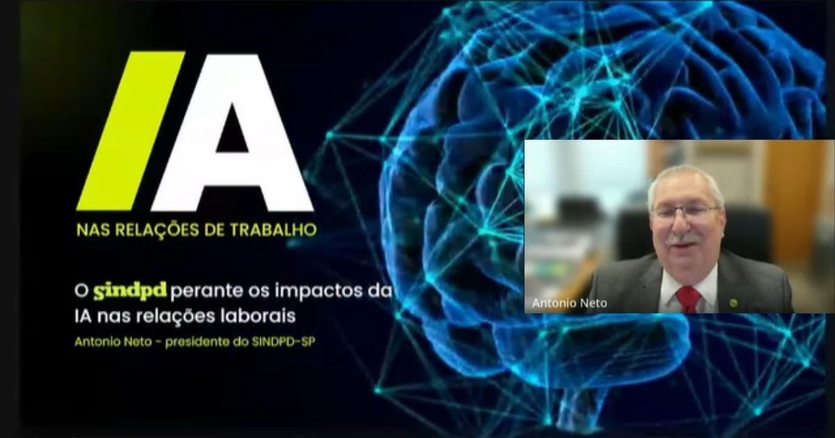 Neto apresentou exemplos concretos de cláusulas já conquistadas e que são pautas da Campanha Salarial 2026 do Sindpd.