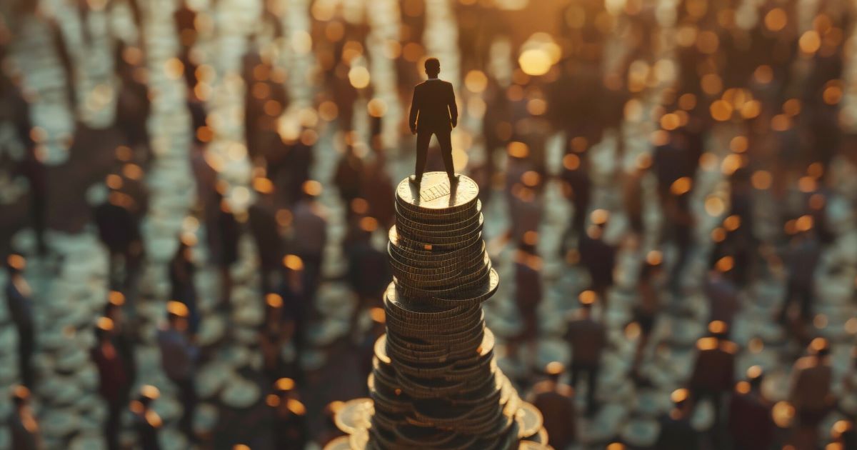 O 1% mais rico da população brasileira segue concentrando a maior fatia da riqueza declarada ao Imposto de Renda.