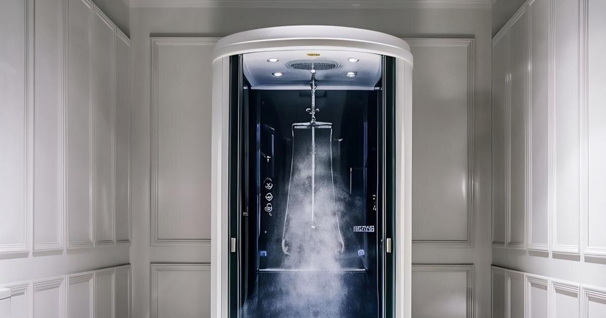 A chamada “máquina de lavar humanos” é uma cápsula automatizada que oferece um banho completo em poucos minutos.