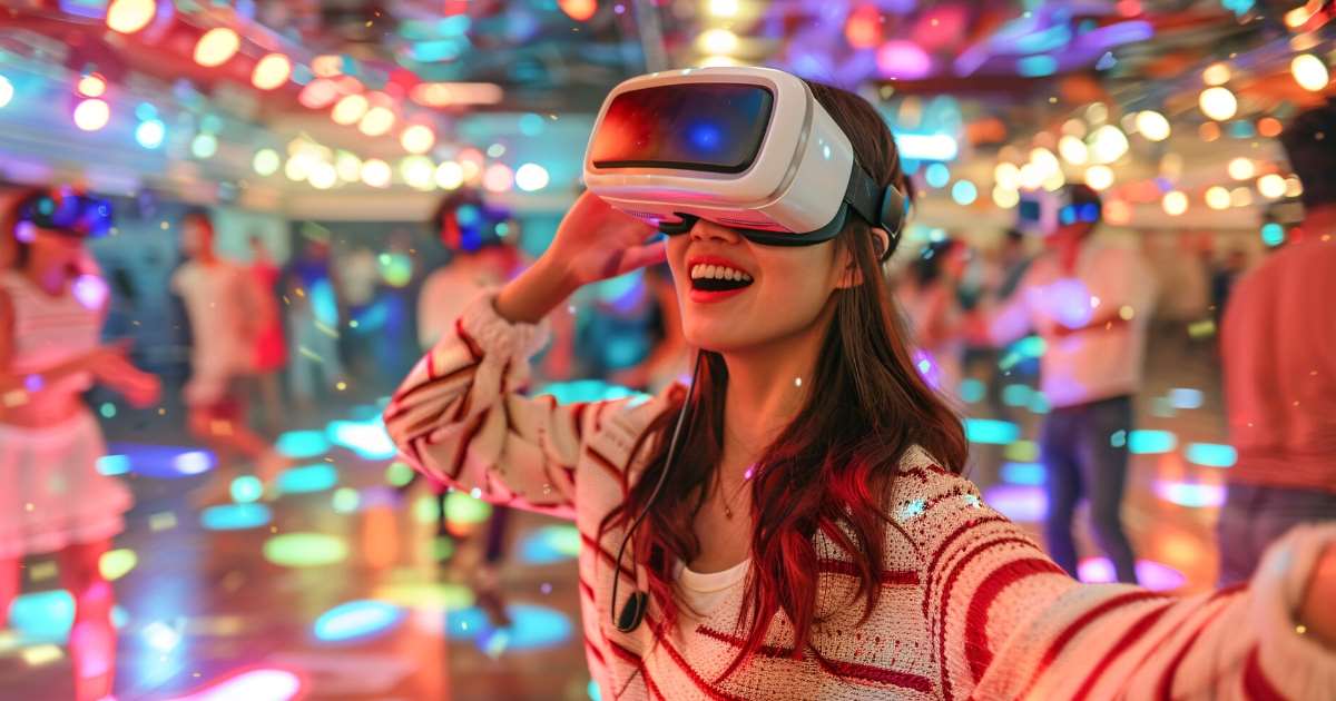 Usando óculos inteligentes de realidade aumentada, Noguchi se posicionou diante do noivo virtual e simulou o gesto de colocar um anel em seu dedo.