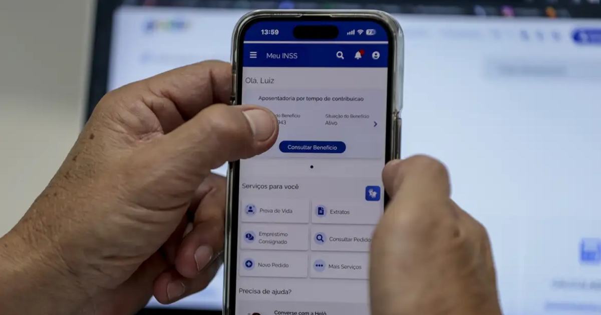 Os serviços do Meu INSS ficarão indisponíveis de 27 a 31 de janeiro em razão de uma atualização tecnológica conduzida pela Dataprev.