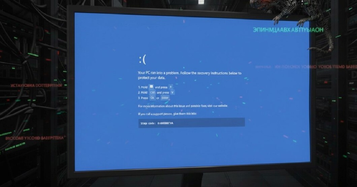 Hackers supostamente ligados à Rússia estão utilizando uma falsa “Tela Azul da Morte” do Windows como isca para disseminar um malware.