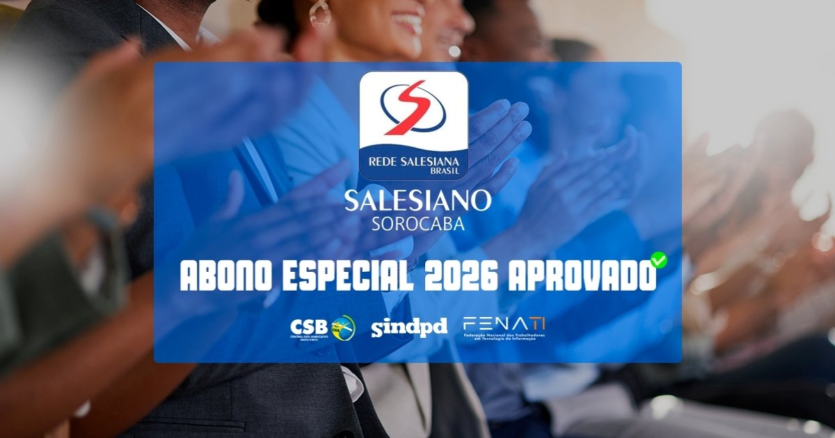 Trabalhadores do Colégio Salesiano São José aprovam acordo de Abono Especial 2026