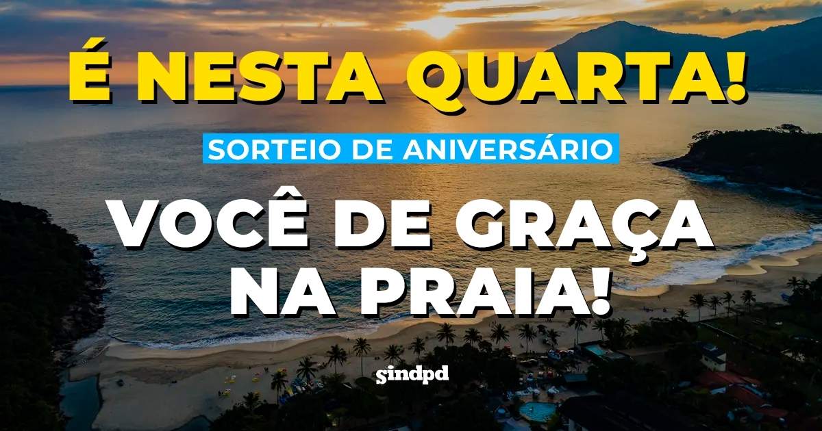 Nesta quarta tem sorteio! Acompanhe ao vivo os aniversariantes de setembro